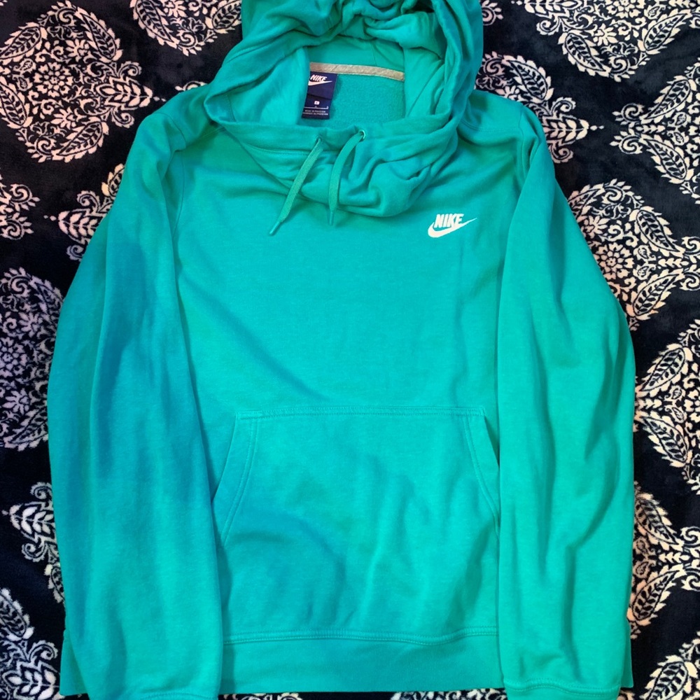 Nike hoodie with turtleneck size large